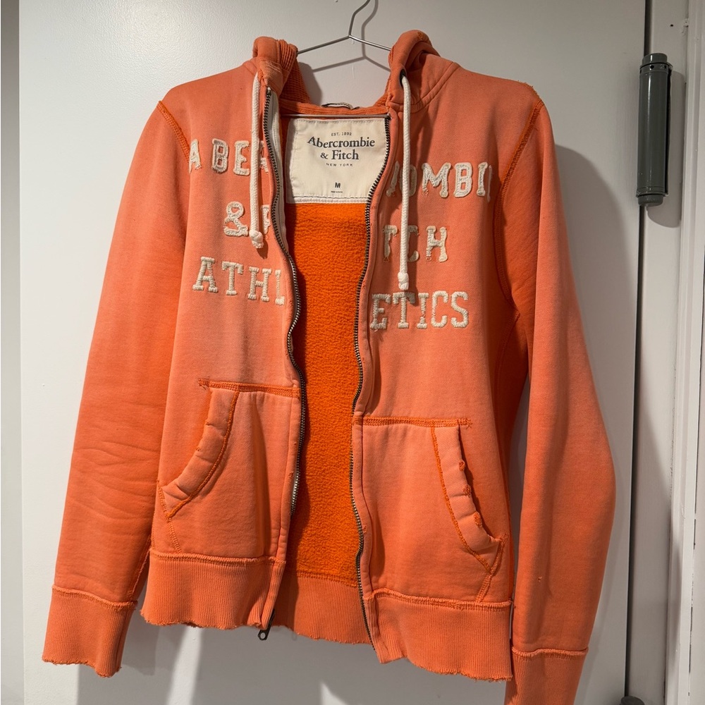 Abercrombie & Fitch Orange Hoodie